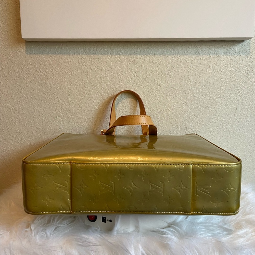 SOLD LV VGUC Vintage Columbus Tote in Green Vernis Leather - Picture 5 of 16